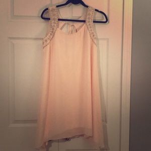 Sleeveless sheer dress